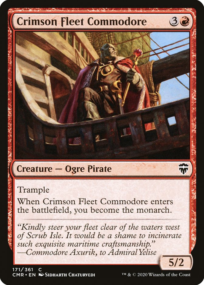 Magic | Crimson Fleet Commodore [Commander Legends] | The Nerd Merchant
