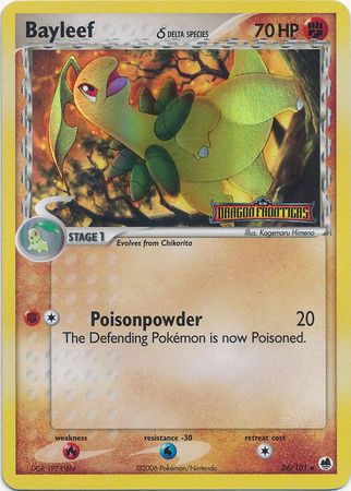 Pokemon | Bayleef (26/101) (Delta Species) (Stamped) [EX: Dragon Frontiers] | The Nerd Merchant