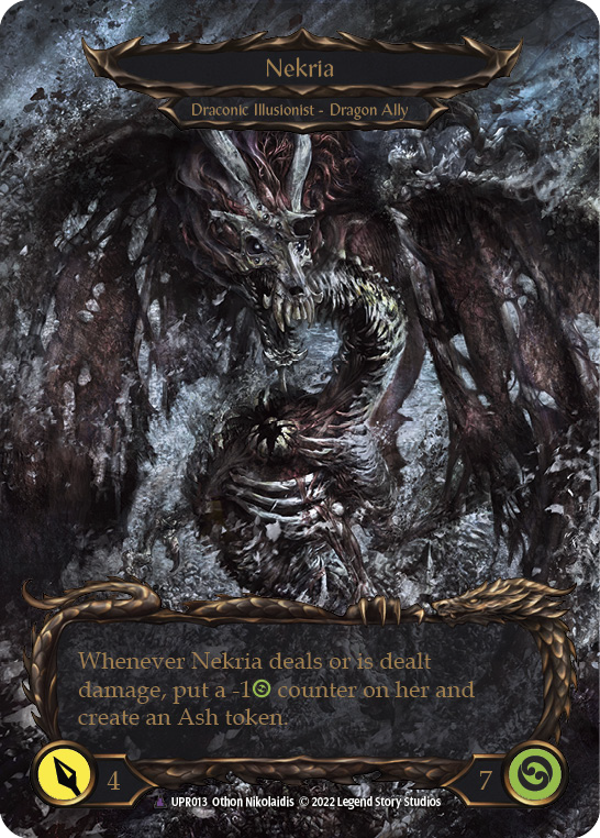 Flesh and Blood TCG | Invoke Nekria // Nekria (Marvel) [UPR013] (Uprising)  Cold Foil | The Nerd Merchant