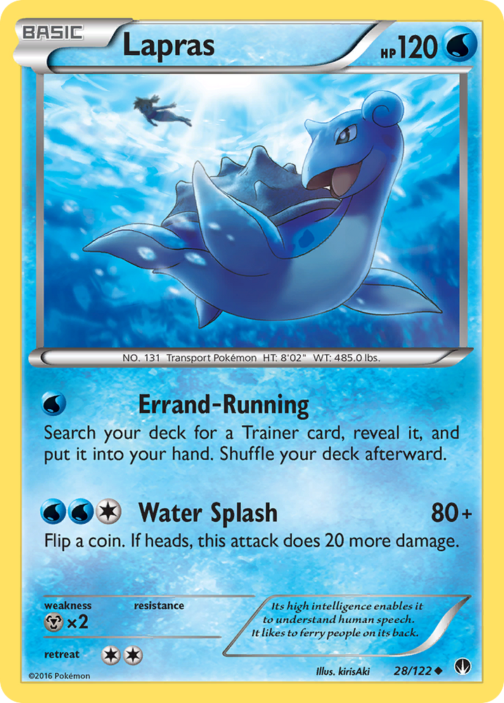 Pokemon | Lapras (28/122) [XY: BREAKpoint] | The Nerd Merchant