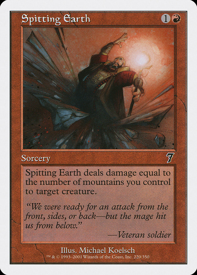 Magic | Spitting Earth [Seventh Edition] | The Nerd Merchant