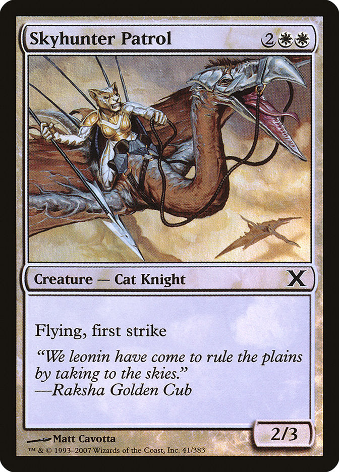 Magic | Skyhunter Patrol (Premium Foil) [Tenth Edition] | The Nerd Merchant