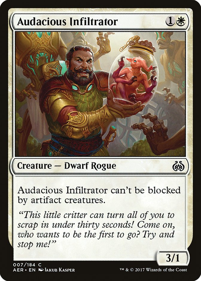 Magic | Audacious Infiltrator [Aether Revolt] | The Nerd Merchant