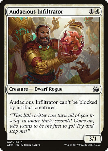 Magic | Audacious Infiltrator [Aether Revolt] | The Nerd Merchant