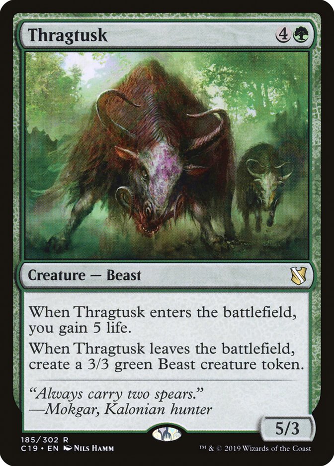 Magic | Thragtusk [Commander 2019] | The Nerd Merchant