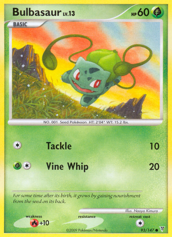 Pokemon | Bulbasaur (93/147) [Platinum: Supreme Victors] | The Nerd Merchant
