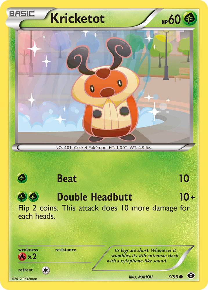 Pokemon | Kricketot (3/99) [Black & White: Next Destinies] | The Nerd Merchant