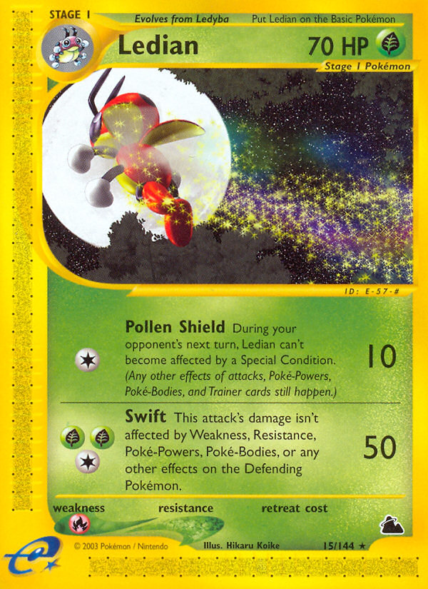 Pokemon | Ledian (15/144) [Skyridge] | The Nerd Merchant