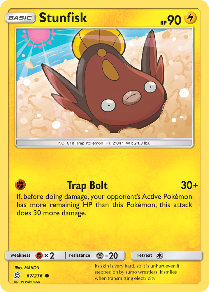 Pokemon | Stunfisk (67/236) [Sun & Moon: Unified Minds] | The Nerd Merchant