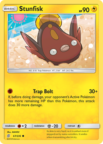 Pokemon | Stunfisk (67/236) [Sun & Moon: Unified Minds] | The Nerd Merchant