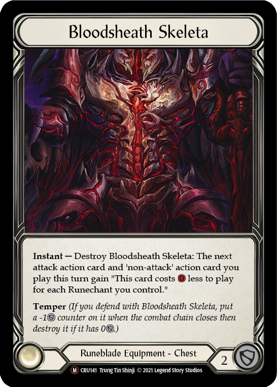 Flesh and Blood TCG | Bloodsheath Skeleta [U-CRU141] (Crucible of War Unlimited)  Unlimited Normal | The Nerd Merchant