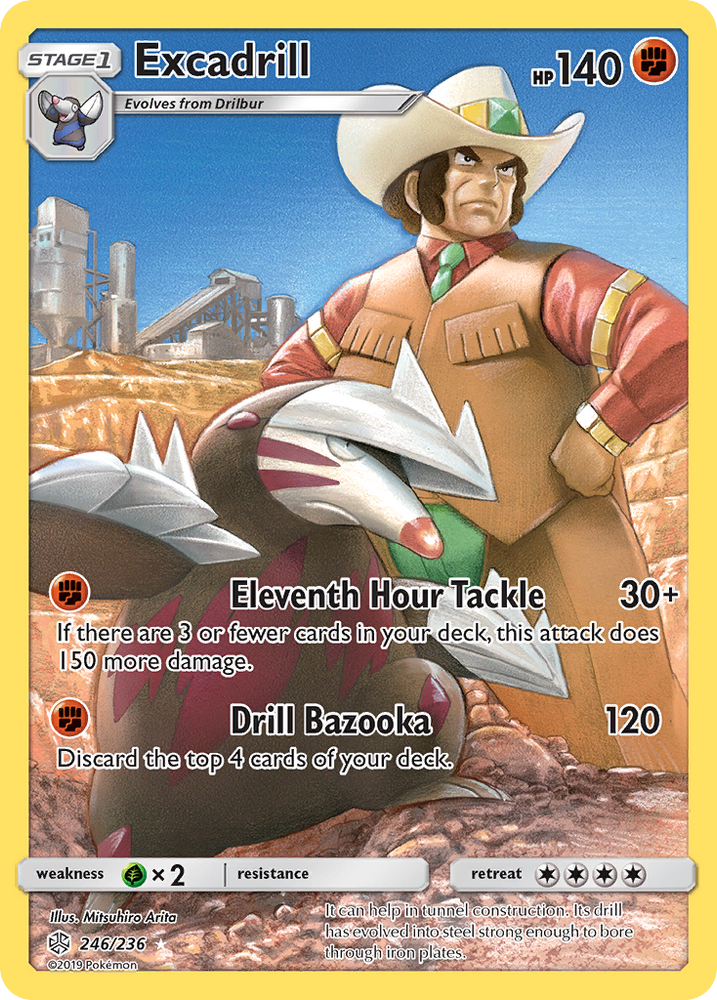 Pokemon| Excadrill (246/236) [Sun & Moon: Cosmic Eclipse] | The Nerd Merchant