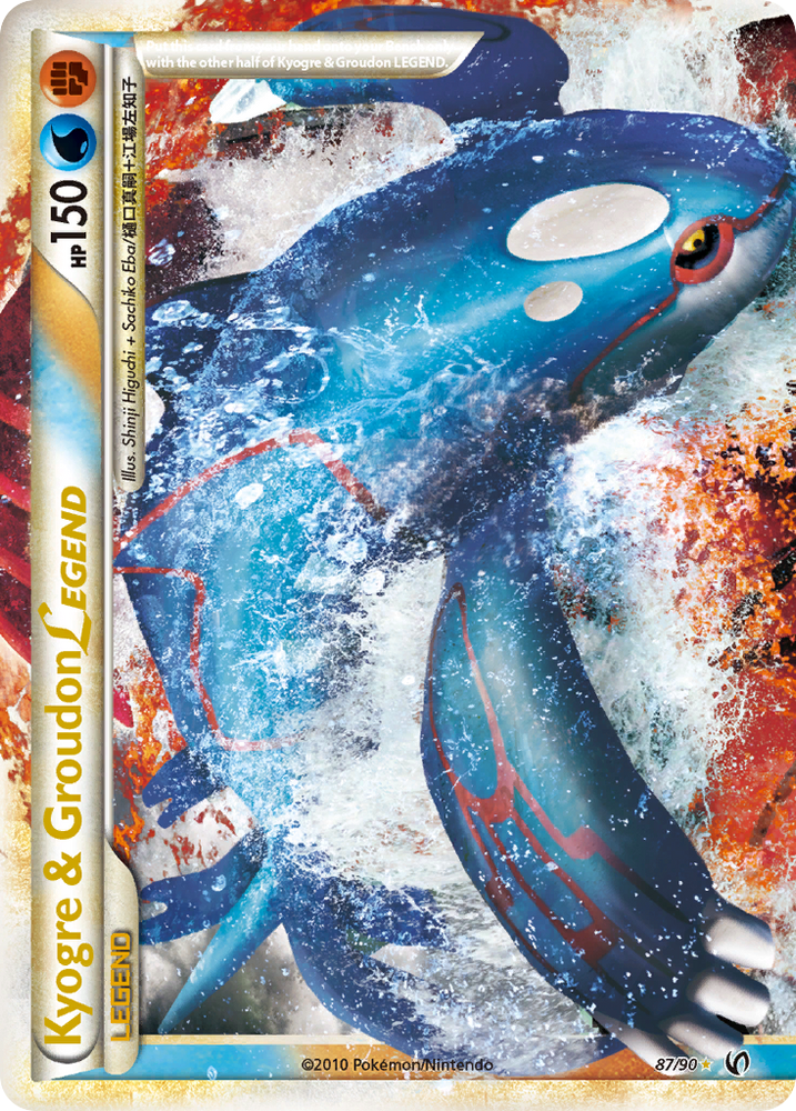 Pokemon | Kyogre & Groudon LEGEND (87/90) [HeartGold & SoulSilver: Undaunted] | The Nerd Merchant