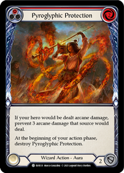 Flesh and Blood TCG | Pyroglyphic Protection (Red) [EVR131] (Everfest)  1st Edition Rainbow Foil | The Nerd Merchant