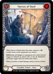 Flesh and Blood TCG | Nerves of Steel [EVR023] (Everfest)  1st Edition Rainbow Foil | The Nerd Merchant