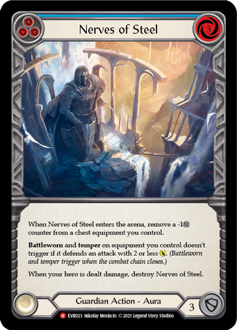 Flesh and Blood TCG | Nerves of Steel [EVR023] (Everfest)  1st Edition Normal | The Nerd Merchant