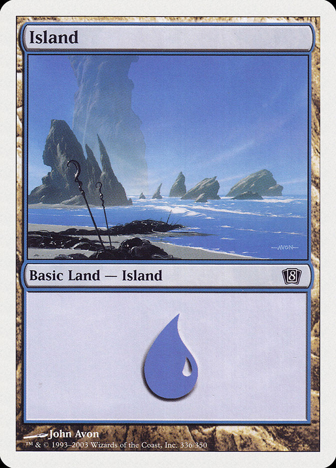 Magic | Island (336) [Eighth Edition] | The Nerd Merchant