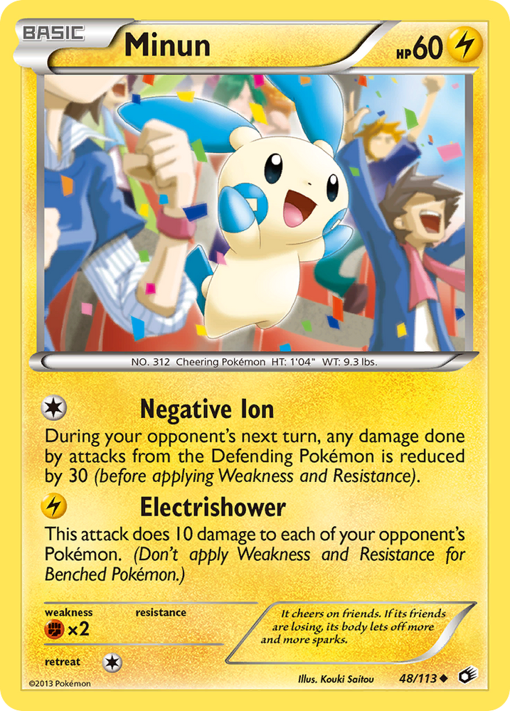 Pokemon | Minun (48/113) [Black & White: Legendary Treasures] | The Nerd Merchant