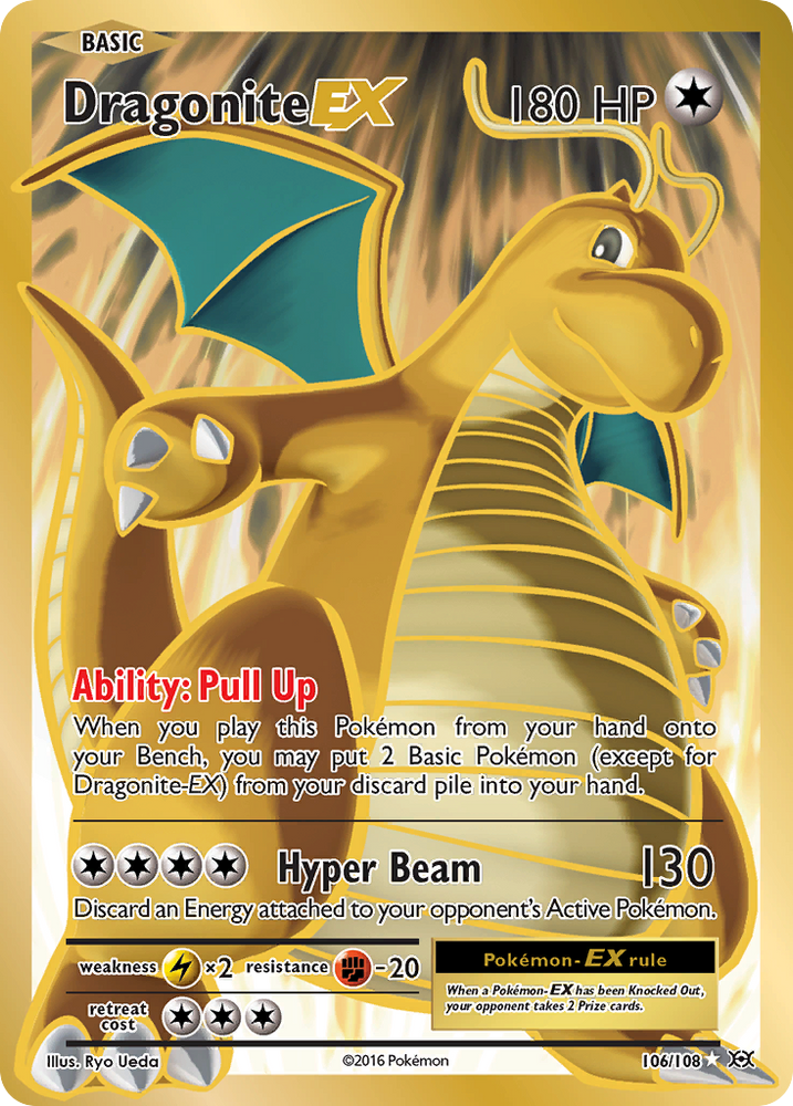 Pokemon | Dragonite EX (106/108) [XY: Evolutions] | The Nerd Merchant