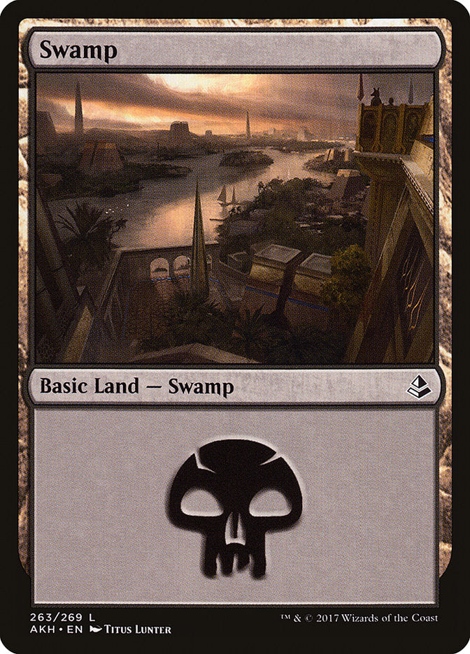 Magic | Swamp (263) [Amonkhet] | The Nerd Merchant