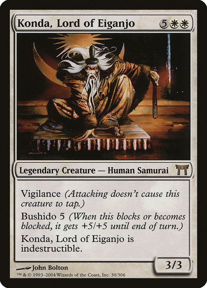 Magic | Konda, Lord of Eiganjo [Champions of Kamigawa] | The Nerd Merchant