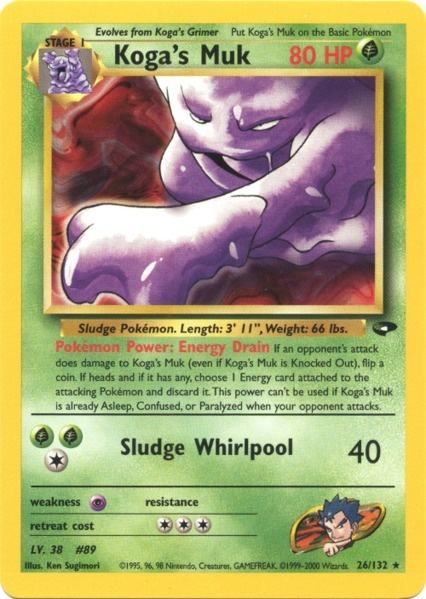 Pokemon | Koga's Muk (26/132) [Gym Challenge Unlimited] | The Nerd Merchant