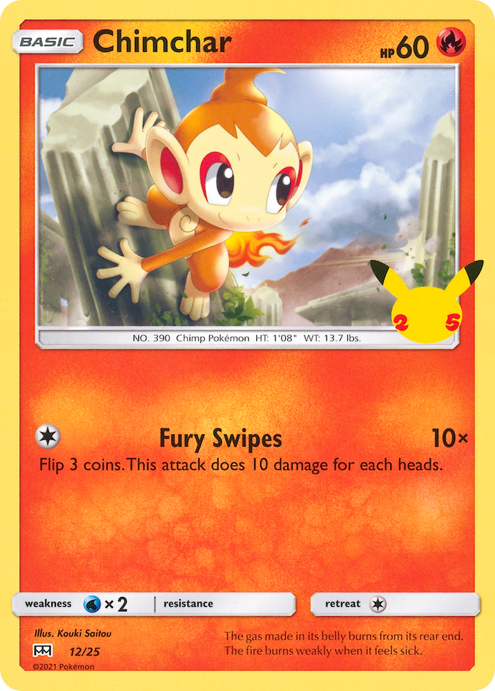 Pokemon | Chimchar (12/25) [McDonald's 25th Anniversary] | The Nerd Merchant