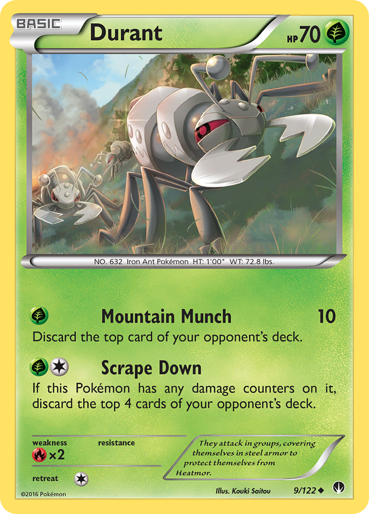 Pokemon | Durant (9/122) [XY: BREAKpoint] | The Nerd Merchant