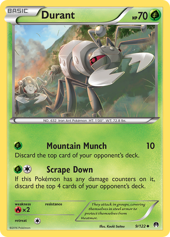 Pokemon | Durant (9/122) [XY: BREAKpoint] | The Nerd Merchant