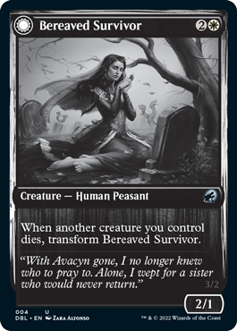 Magic | Bereaved Survivor // Dauntless Avenger [Innistrad: Double Feature] | The Nerd Merchant