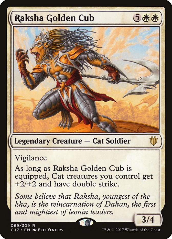 Magic | Raksha Golden Cub [Commander 2017] | The Nerd Merchant