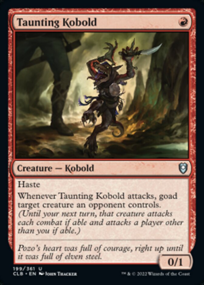 Magic | Taunting Kobold [Commander Legends: Battle for Baldur's Gate] | The Nerd Merchant
