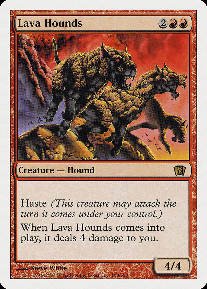 Magic | Lava Hounds [Eighth Edition] | The Nerd Merchant