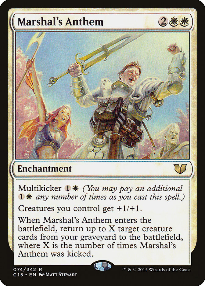 Magic | Marshal's Anthem [Commander 2015] | The Nerd Merchant