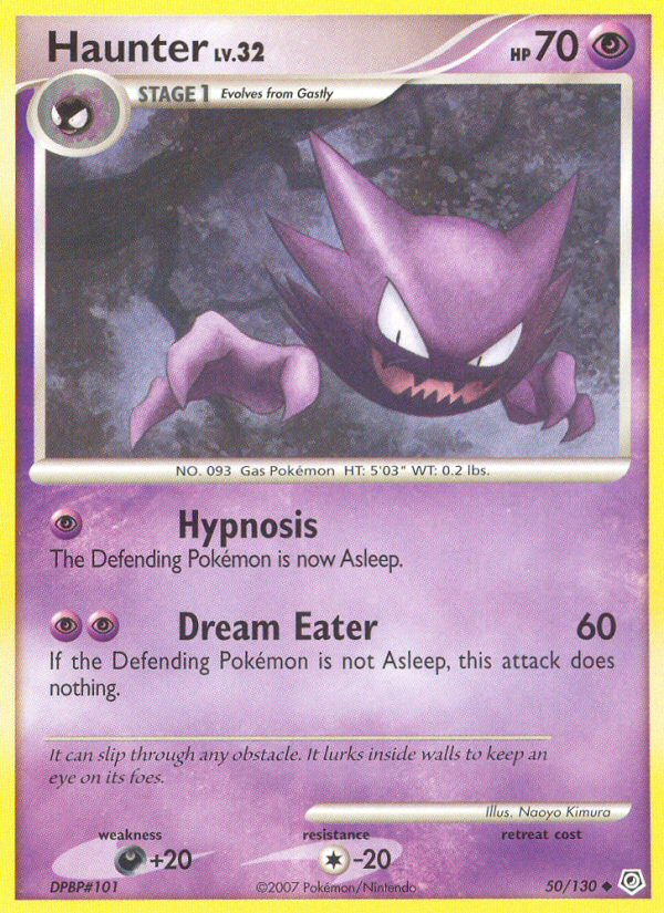 Pokemon | Haunter (50/130) [Diamond & Pearl: Base Set] | The Nerd Merchant