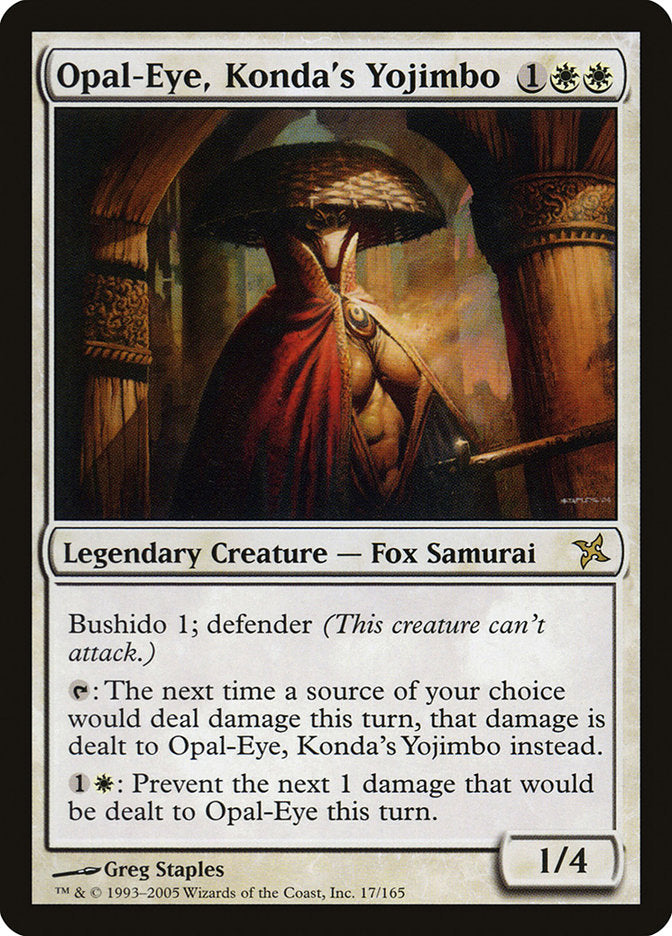 Magic | Opal-Eye, Konda's Yojimbo [Betrayers of Kamigawa] | The Nerd Merchant