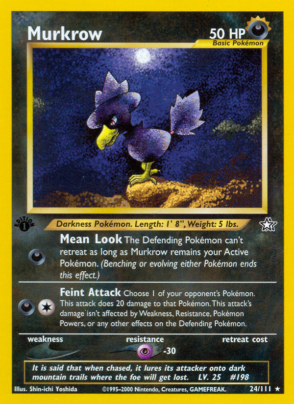 Pokemon | Murkrow (24/111) [Neo Genesis 1st Edition] | The Nerd Merchant