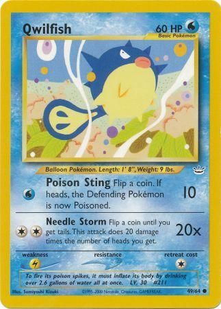Pokemon | Qwilfish (49/64) [Neo Revelation Unlimited] | The Nerd Merchant