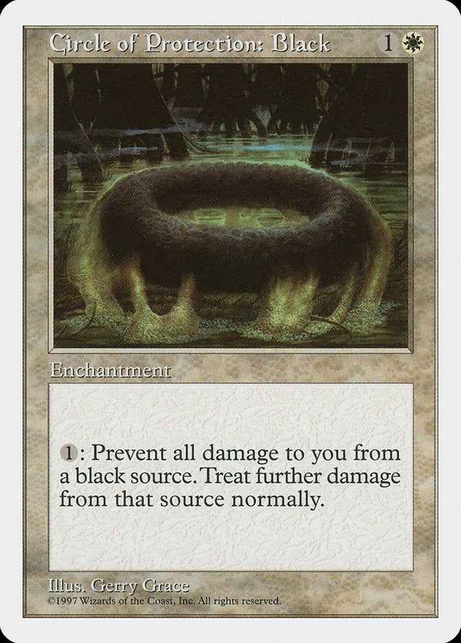 Magic | Circle of Protection: Black [Fifth Edition] | The Nerd Merchant