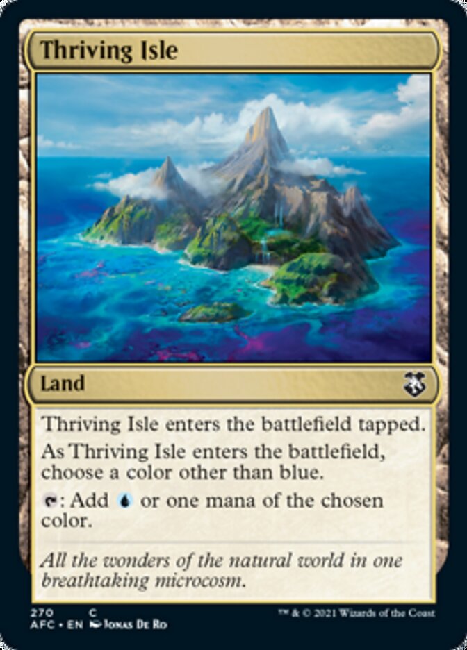 Magic | Thriving Isle [Dungeons & Dragons: Adventures in the Forgotten Realms Commander] | The Nerd Merchant