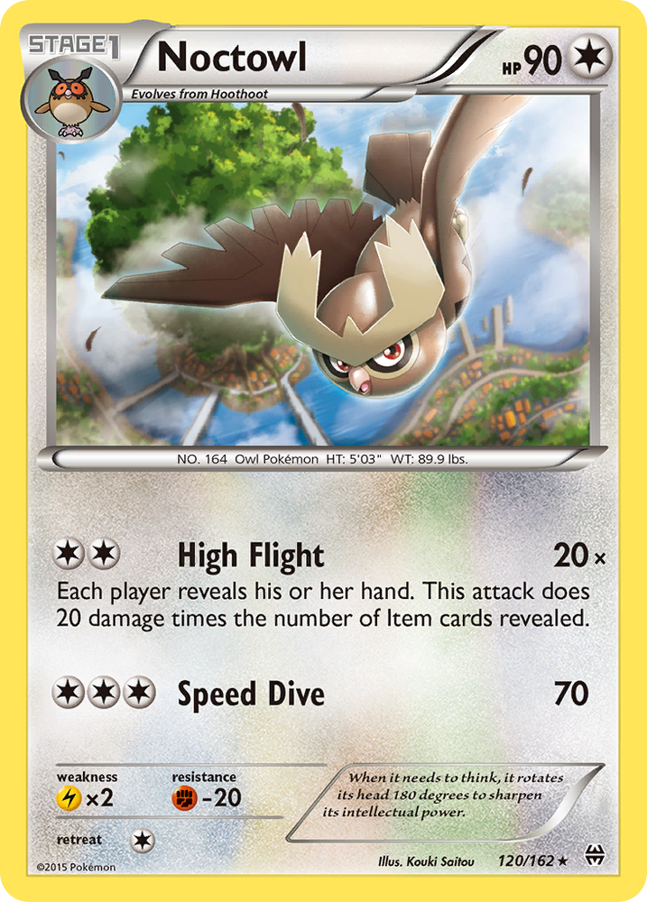 Pokemon | Noctowl (120/162) [XY: BREAKthrough] | The Nerd Merchant