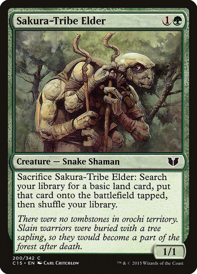 Magic | Sakura-Tribe Elder [Commander 2015] | The Nerd Merchant