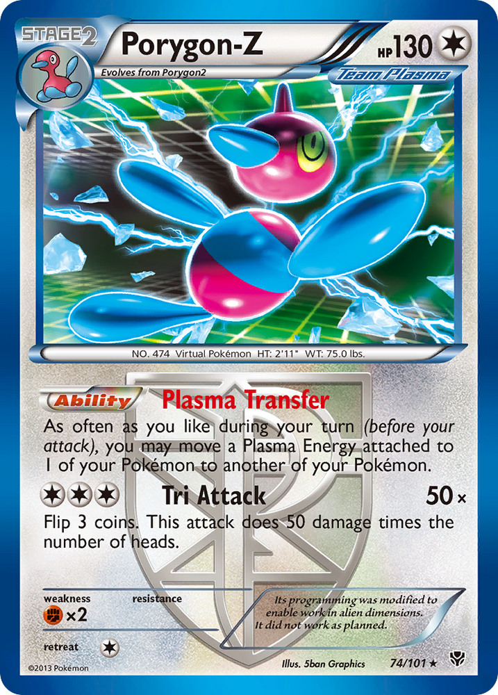 Pokemon | Porygon-Z (74/101) [Black & White: Plasma Blast] | The Nerd Merchant