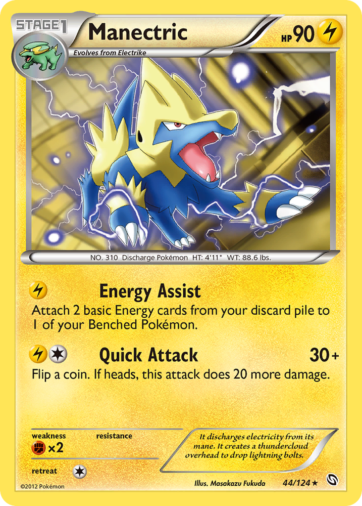Pokemon | Manectric (44/124) [Black & White: Dragons Exalted] | The Nerd Merchant