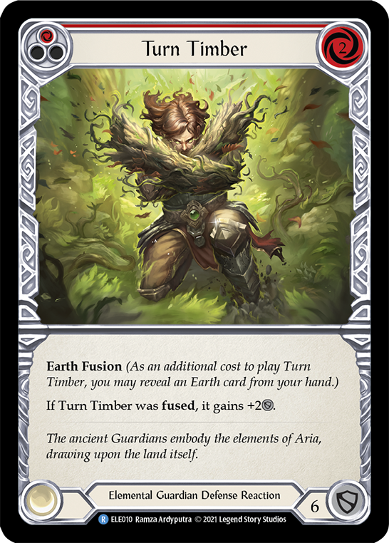 Flesh and Blood TCG | Turn Timber (Red) [ELE010] (Tales of Aria)  1st Edition Normal | The Nerd Merchant