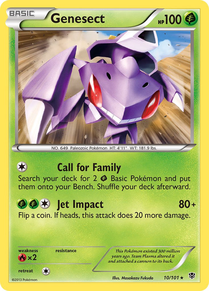 Pokemon | Genesect (10/101) (Theme Deck Exclusive) [Black & White: Plasma Blast] | The Nerd Merchant