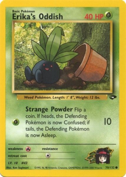 Pokemon | Erika's Oddish (70/132) [Gym Challenge Unlimited] | The Nerd Merchant