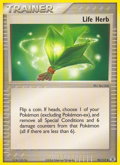 Pokemon | Life Herb (93/112) [EX: FireRed & LeafGreen] | The Nerd Merchant