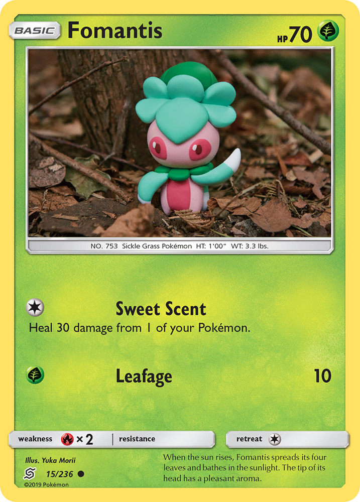 Pokemon | Fomantis (15/236) [Sun & Moon: Unified Minds] | The Nerd Merchant