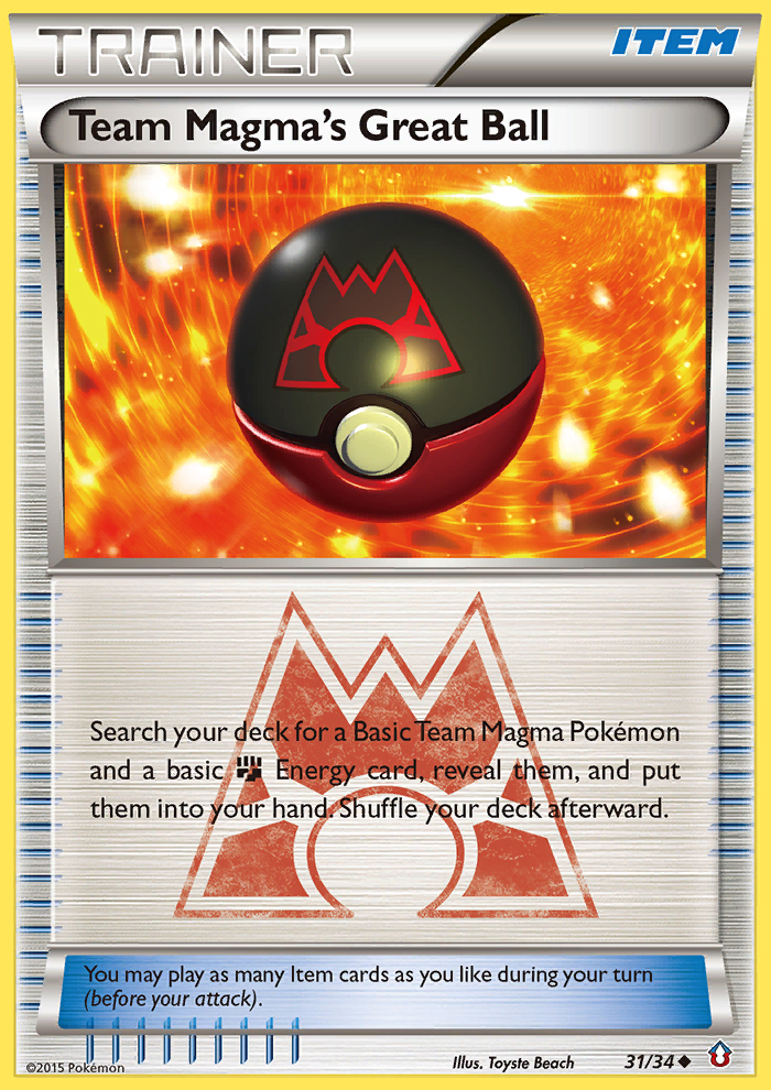 Pokemon | Team Magma's Great Ball (31/34) [XY: Double Crisis] | The Nerd Merchant
